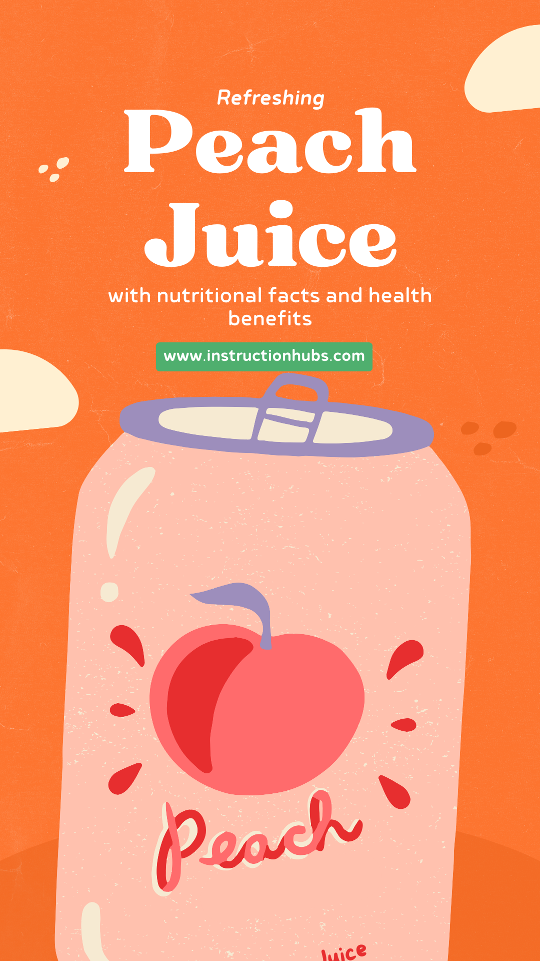 Refreshing Peach juice with nutritional facts and health benefits