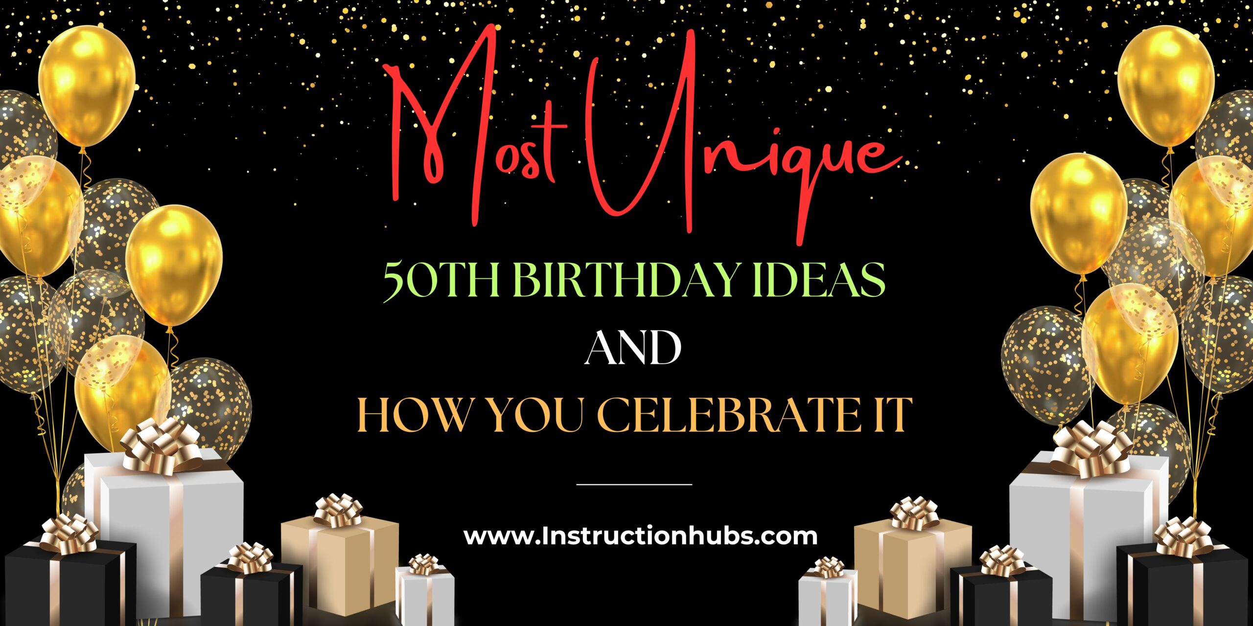 Most Unique 50th birthday ideas and How you celebrate it