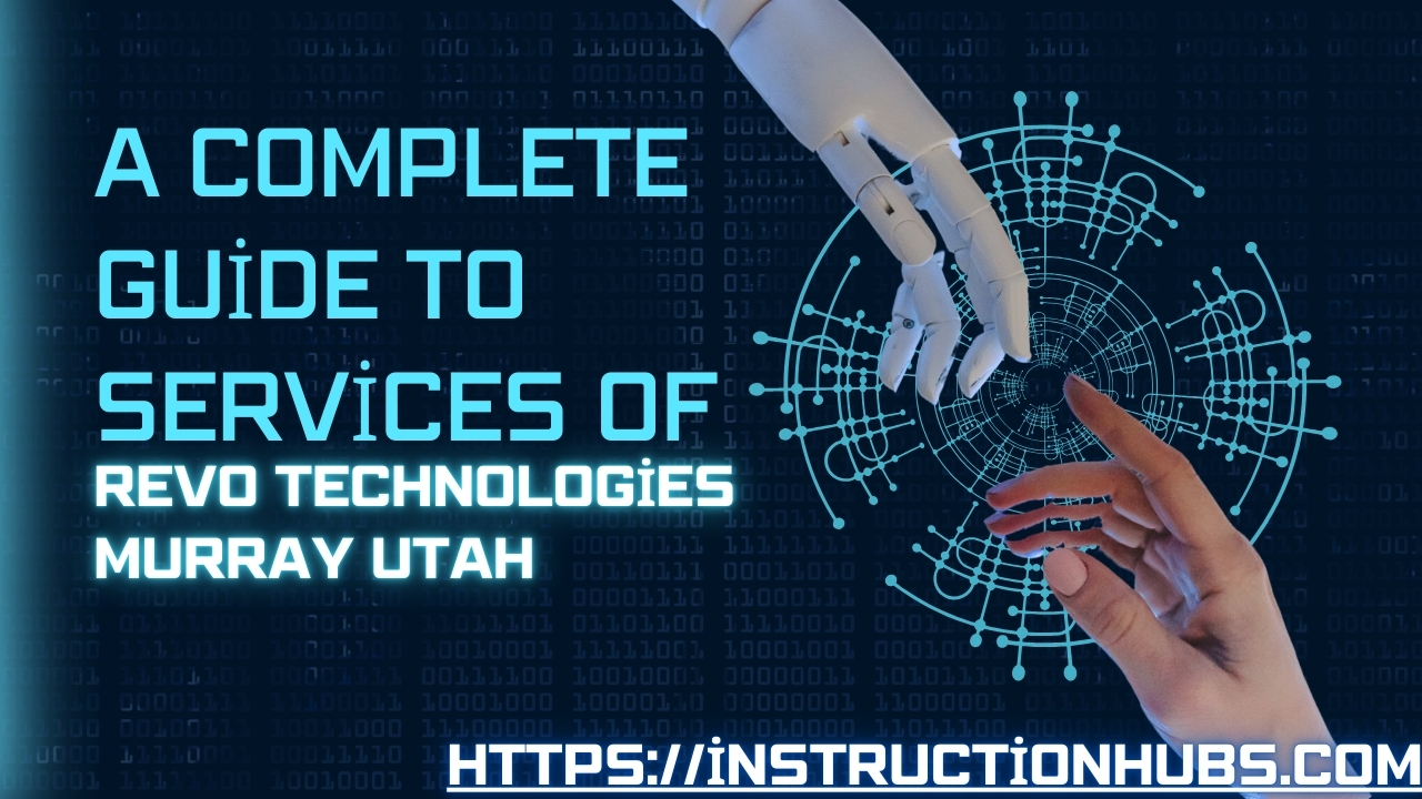 Illustration depicting advancements in AI and cybersecurity solutions at Revo Technologies Murray Utah